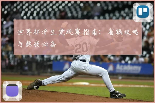 世界杯学生党观赛指南:省钱攻略与熬夜必备